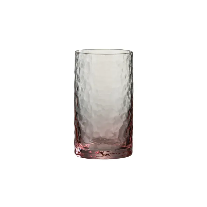 Lifestyle Drinkglas Oneffen Roze 13,5 cm Glas