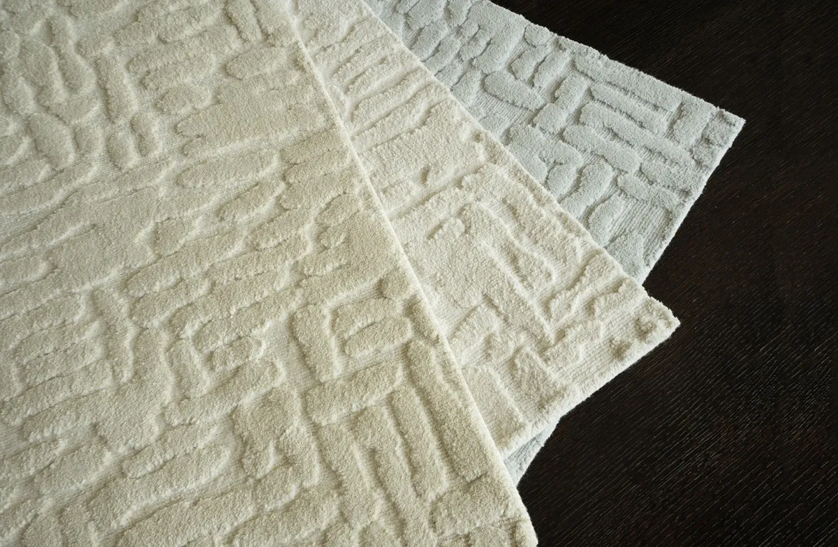 Sutherland Cloudscape Tibetan Knot vloerkleed geknoopt