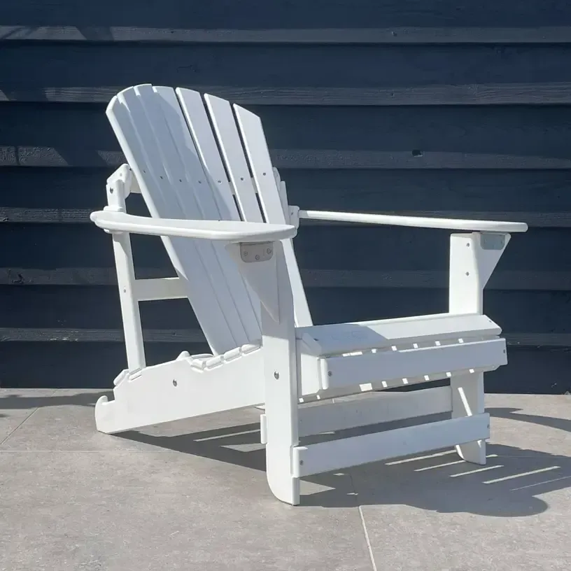 Comfychair Reclining tuinstoel kunststof wit