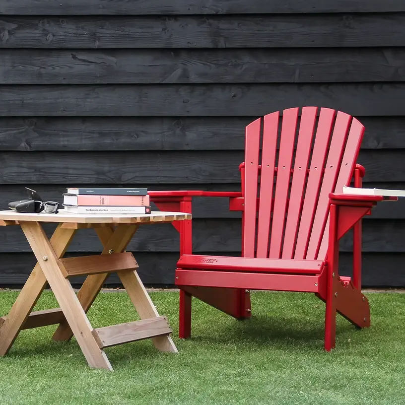 Comfychair Original tuinstoel rood weerbestendig kunststof
