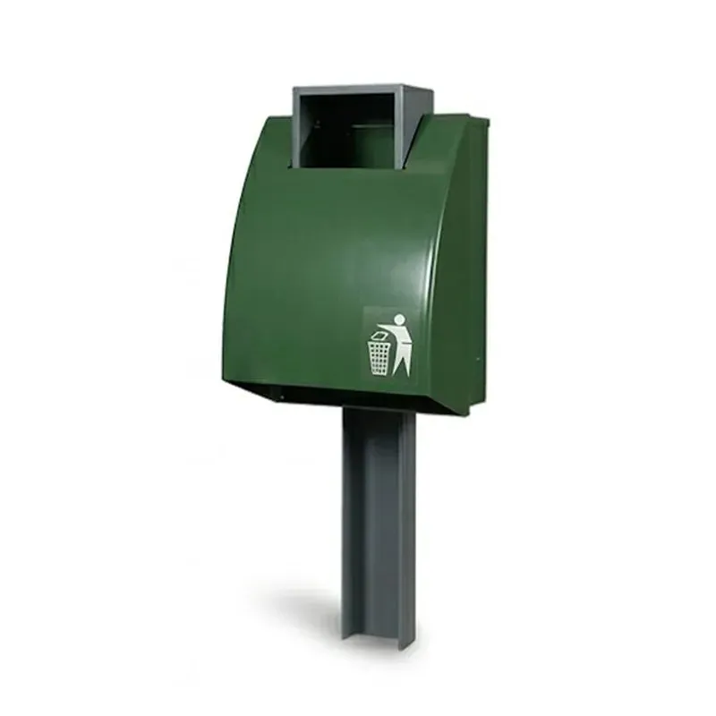 Groundlevel Samson Bunn afvalbak staal 60 liter prikveilig