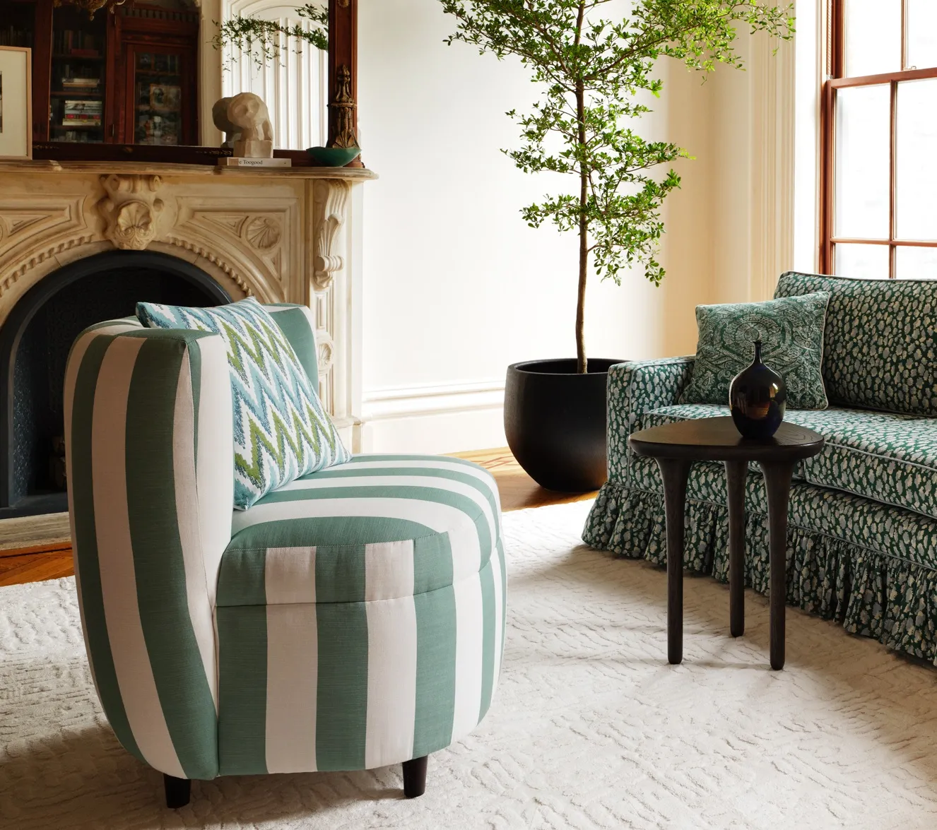 Sutherland Furniture Go To Stripe buitenstof gestreept