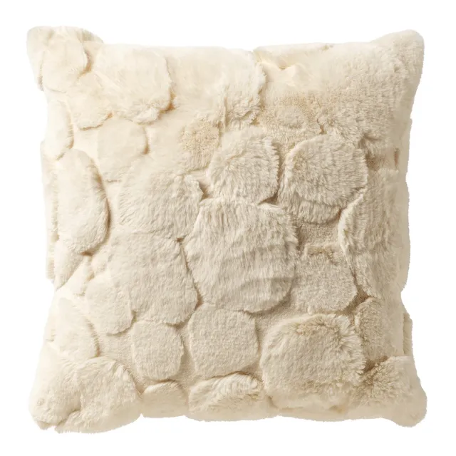 Dutch Decor Pom sierkussen 45x45 Cannoli Cream