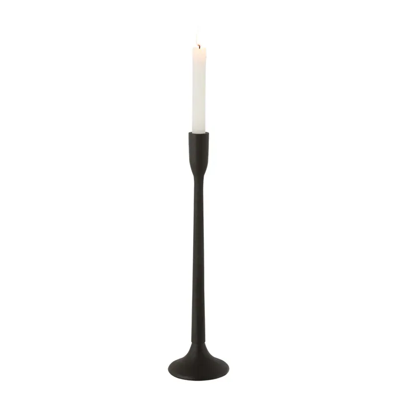 Lifestyle Kandel Kandelaar Mat Zwart L 41 cm