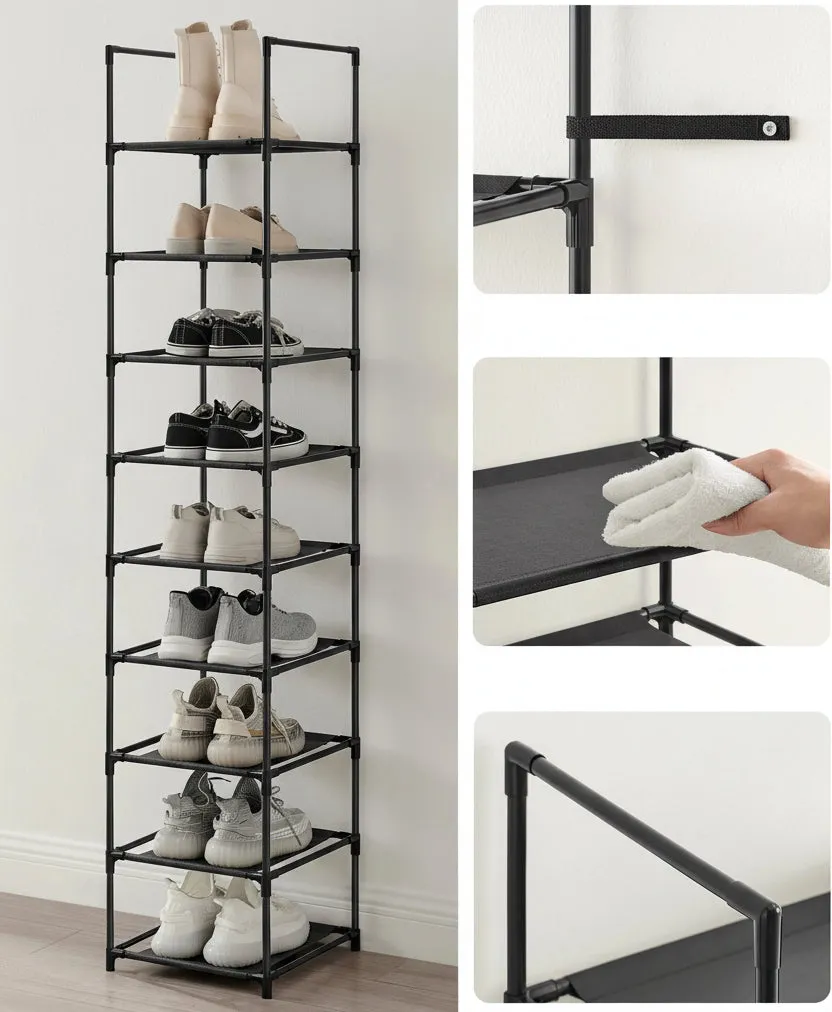 And OutdoorMatch Schoenenrek 10 Etages Grijs Smal 33 cm
