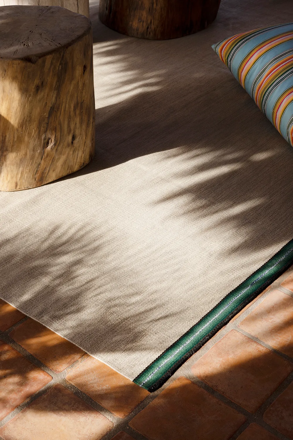 Sutherland Furniture Flatwoven Playa Stripe buitenkleed strepen