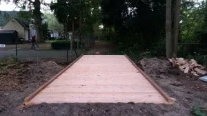 Jaap de Vries Longford autobrug Douglas 8x4 meter