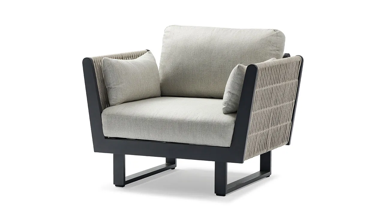 ACAMP Montreal loungeset 4-delig aluminium