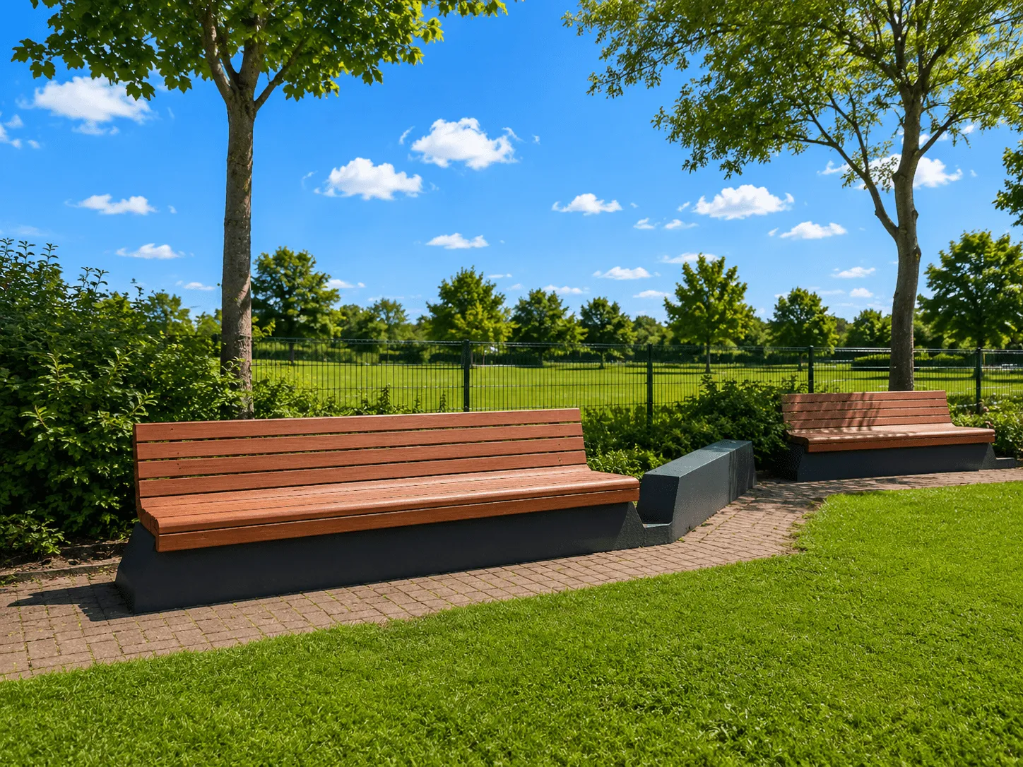 Jaap de Vries Producties Key West parkbank 300 cm hardhout