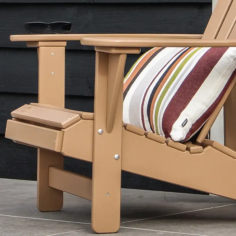 Comfychair dubbele tuinstoel lichtbruin 2-zits