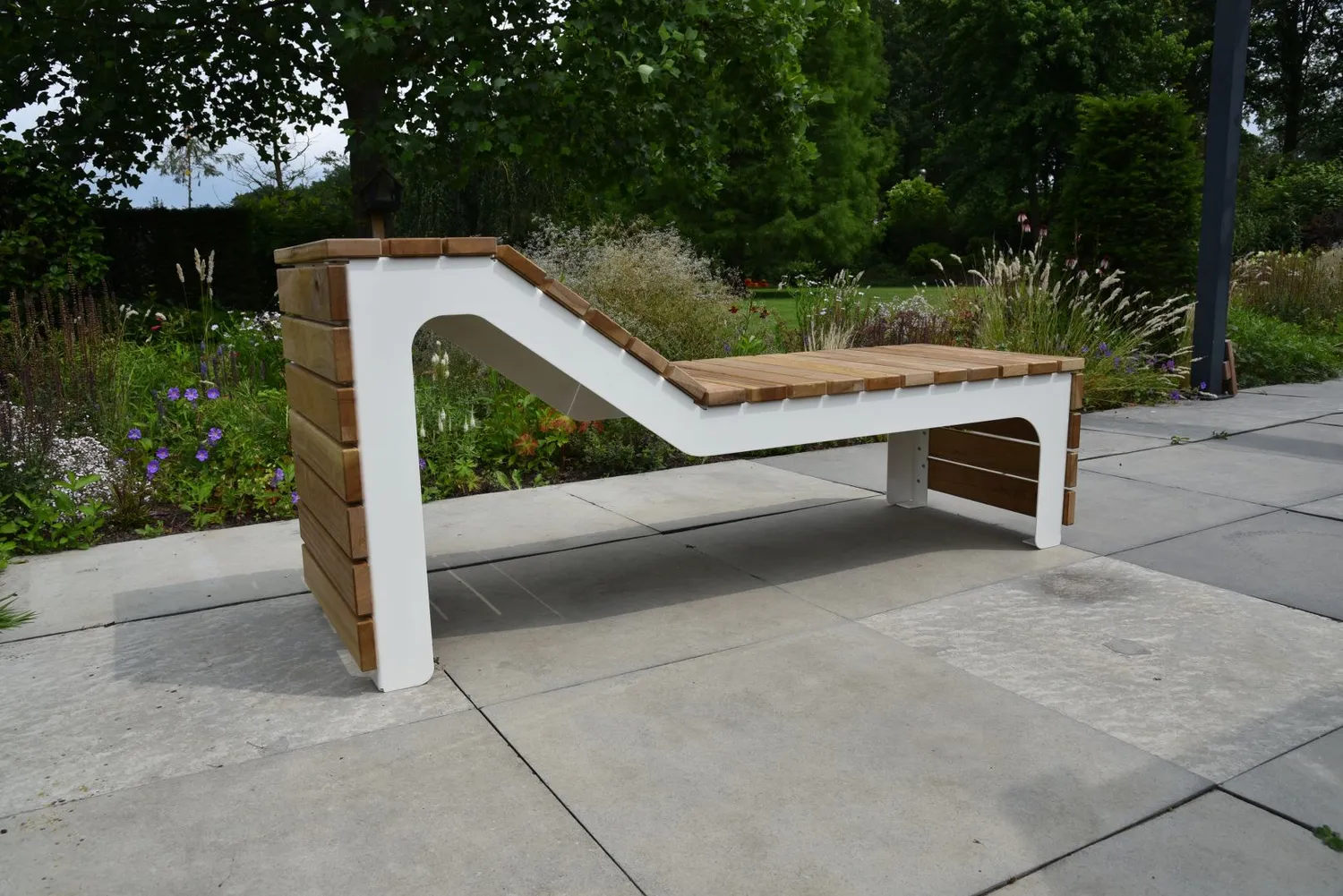 Inter Design BLOCKS ligbed hardhout buiten
