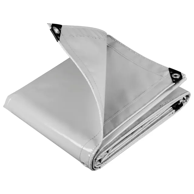 OutdoorMatch PVC Dekzeil 4x5m Lichtgrijs Waterdicht 500g