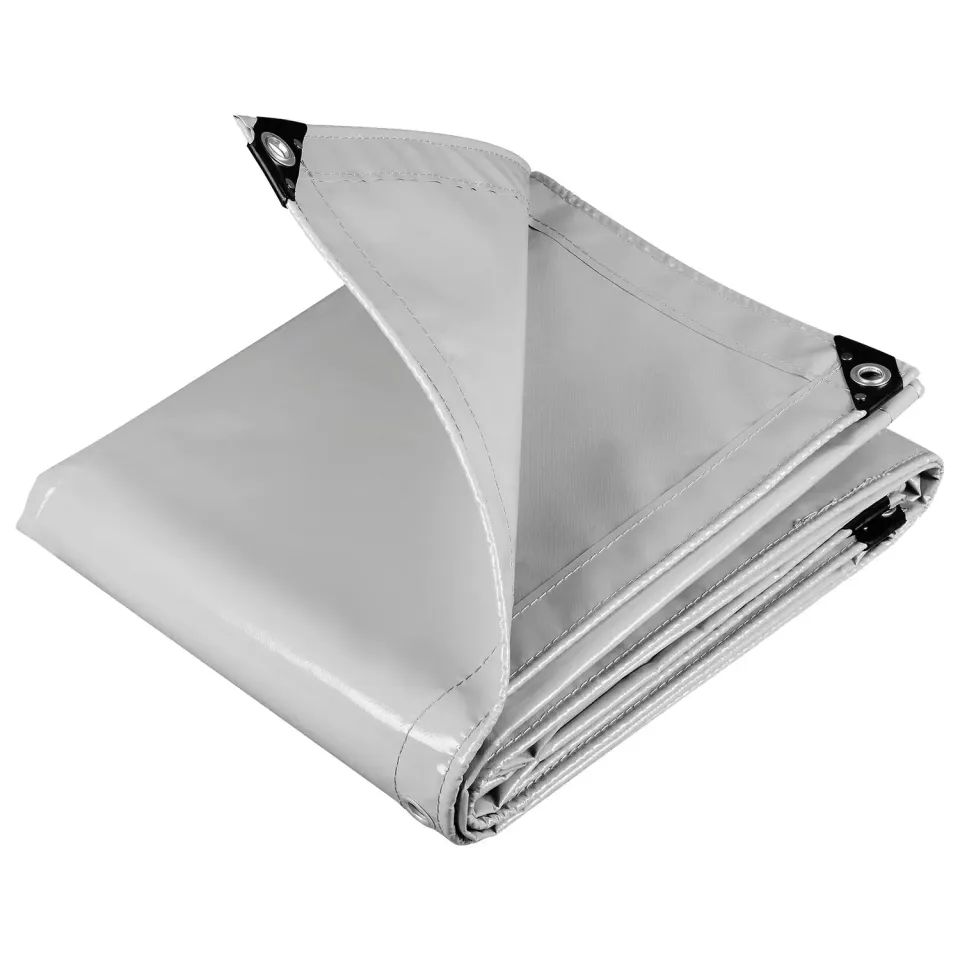 OutdoorMatch PVC Dekzeil 4x5m Lichtgrijs Waterdicht 500g
