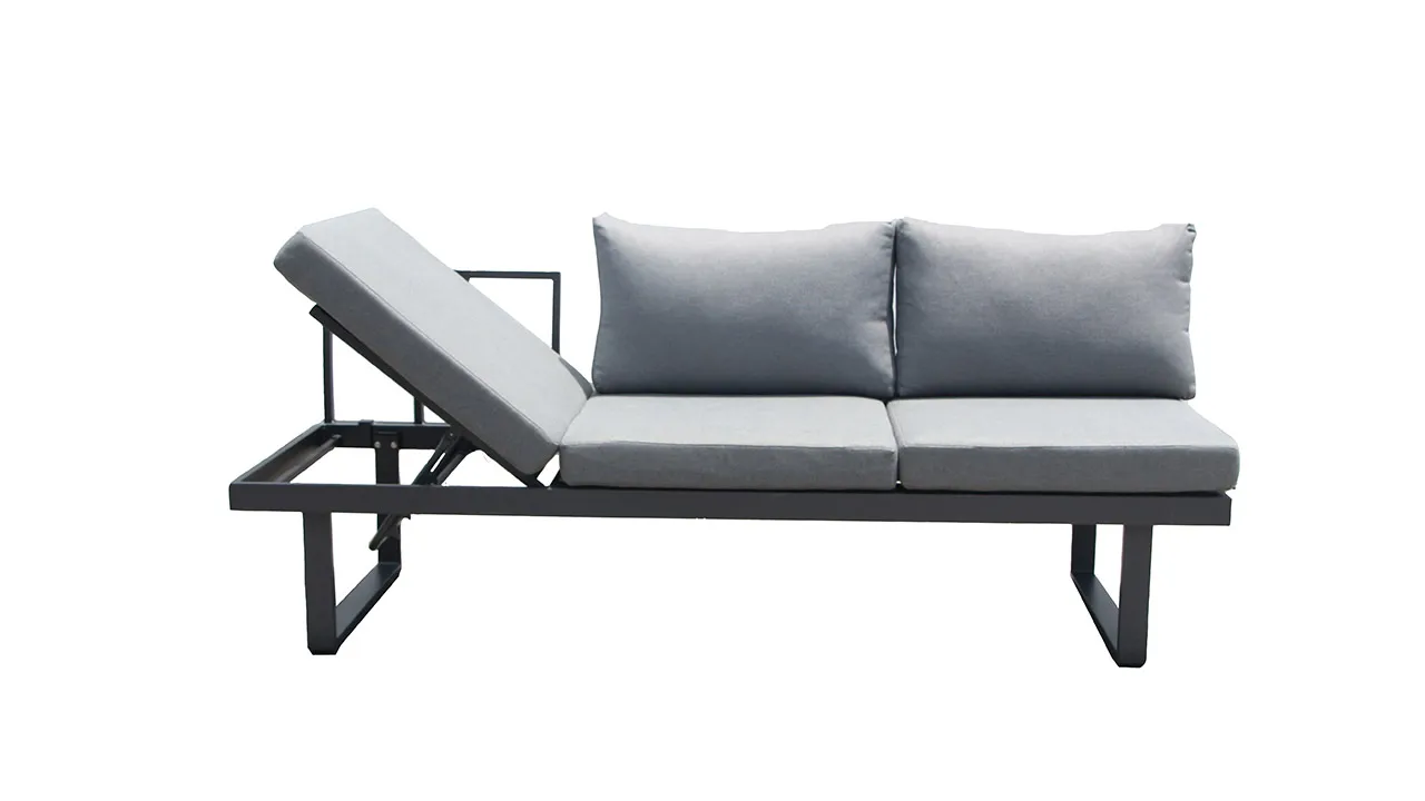 ACAMP Hollywood bank loungebank verstelbaar 48cm