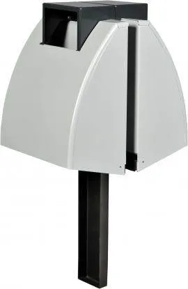 Groundlevel Samson Bunn afvalbak staal 60 liter prikveilig