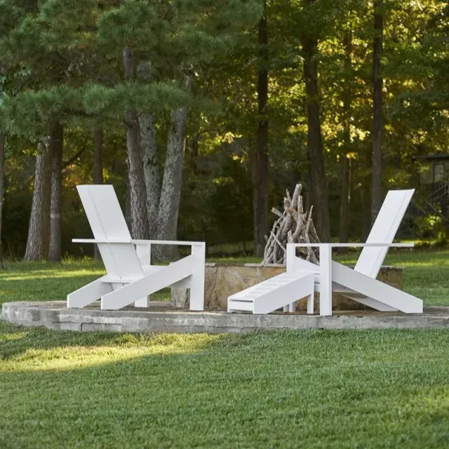Sutherland Furniture Great Camp Adirondack Ottoman voetenbank