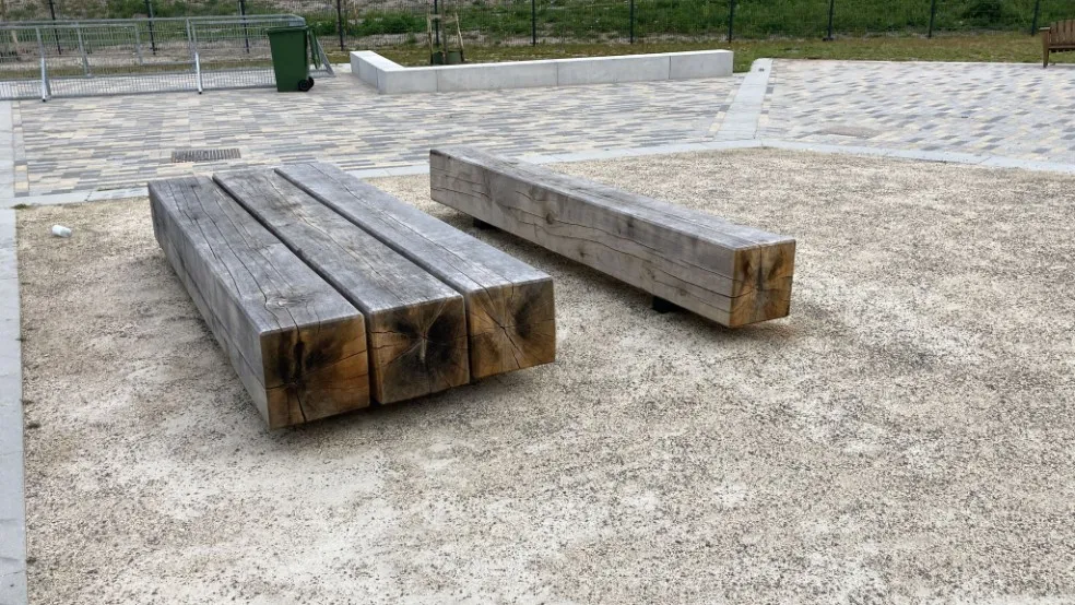 Jaap de Vries London Street bank eiken 300cm zwart
