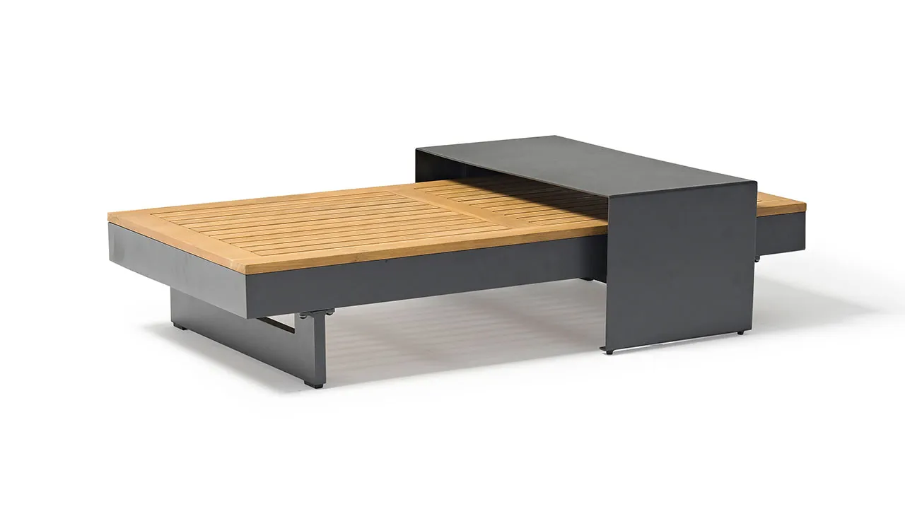 ACAMP Molise loungeset 4-delig aluminium acacia