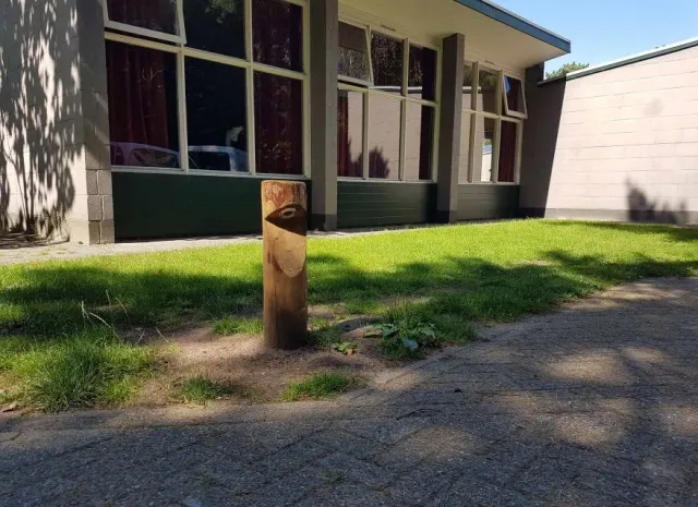 Jaap de Vries Lissabon lantaarnpaal hout led 1W buiten