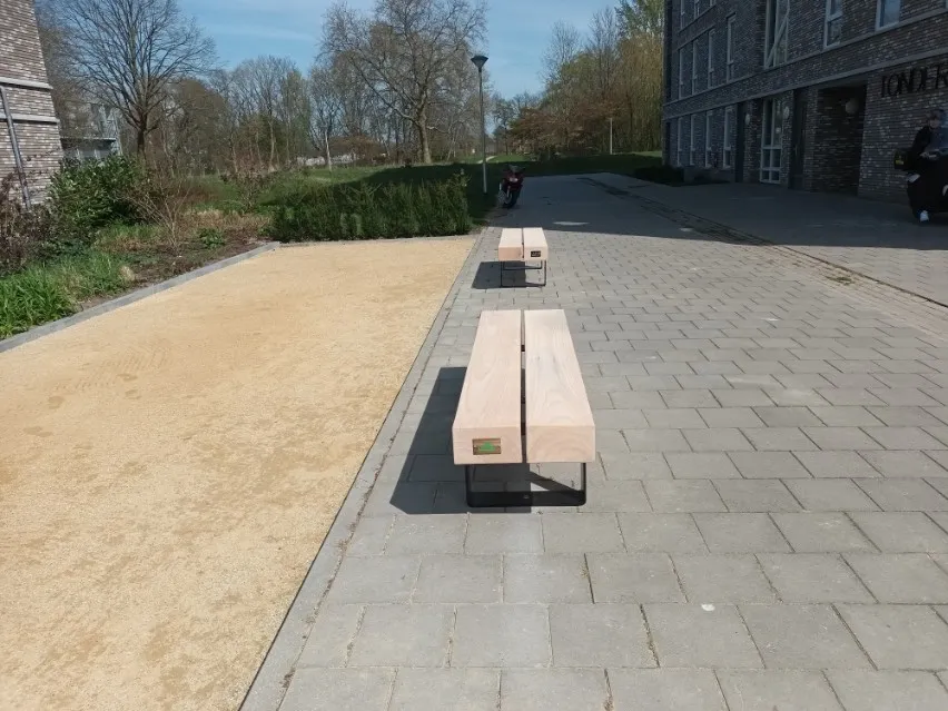 Jaap de Vries Swansea 200 parkbank eikenhout 200 cm