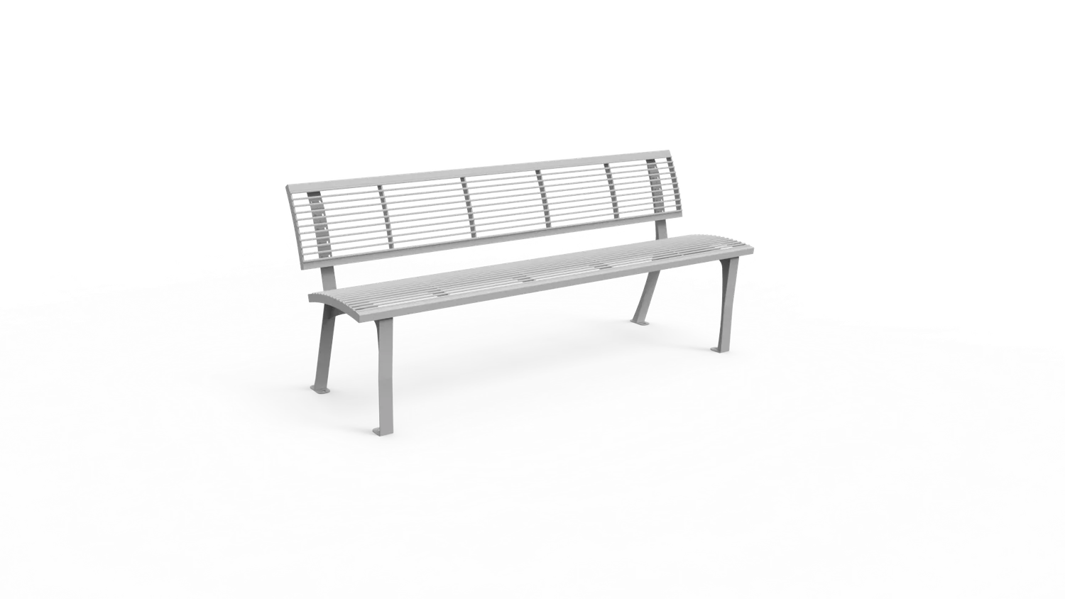Inter Design LATHS Comfort stalen buitenbank rugleuning