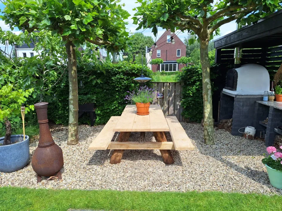 Jaap de Vries Missouri 200 picknicktafel eiken