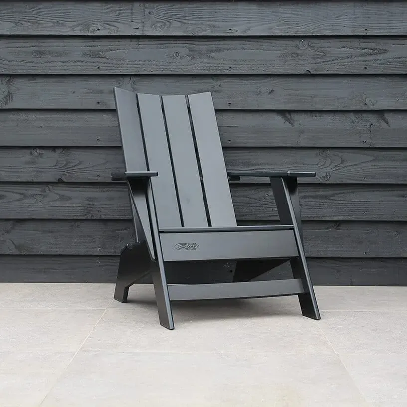 Comfychair Modern Noir tuinstoel zwart kunststof