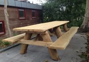 Jaap de Vries Producties Liberty 300 picknicktafel eiken 8-12 personen