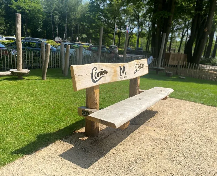 Jaap de Vries Houston 200 parkbank eiken 200 cm