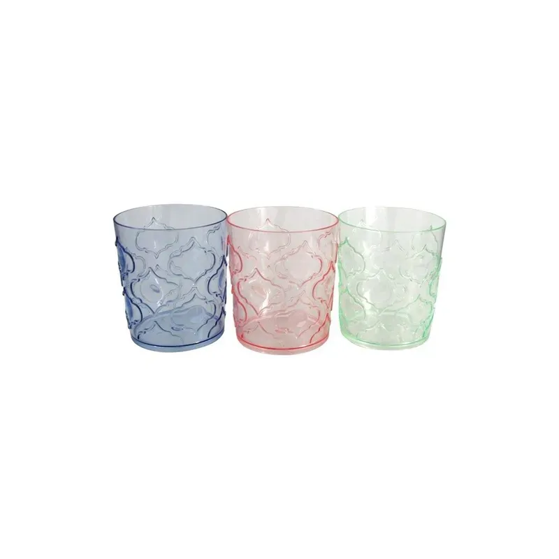 Lifestyle drinkglas 7,9x10 cm assortie