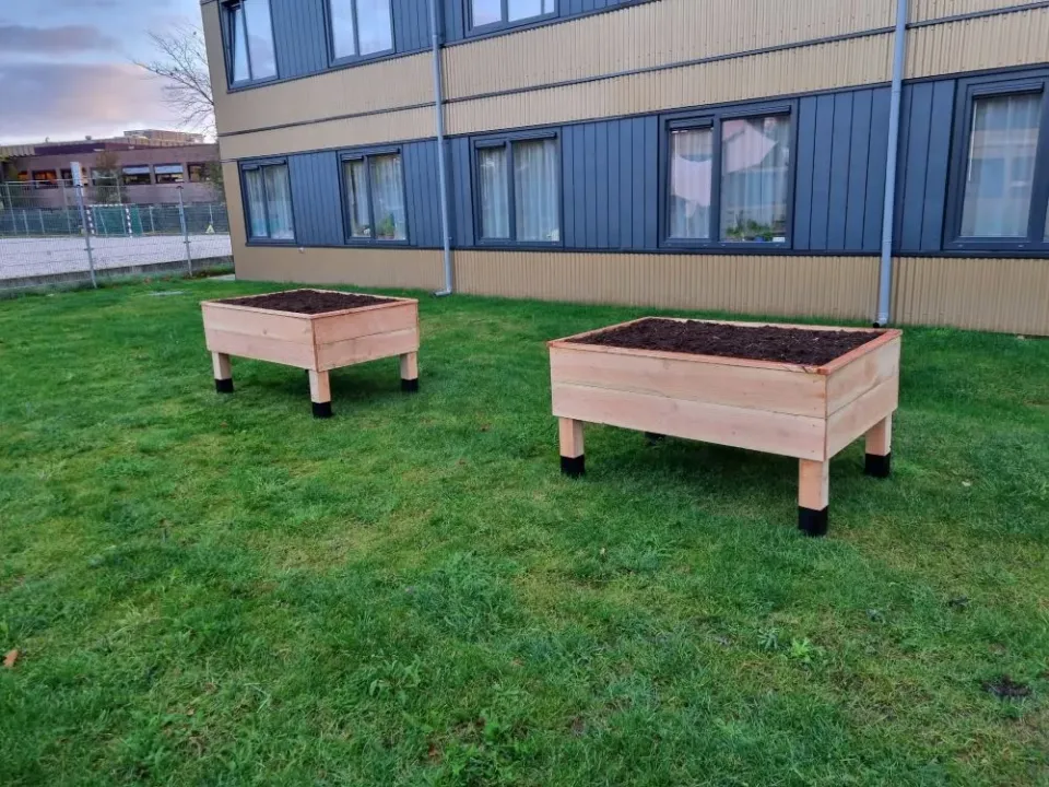 Jaap de Vries Producties Sittard moestuinbak Douglas 1250 mm hoog