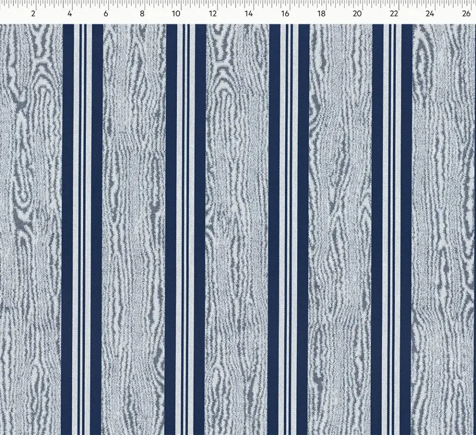 Sutherland Furniture More Moire Stripe buitenkleed strepen