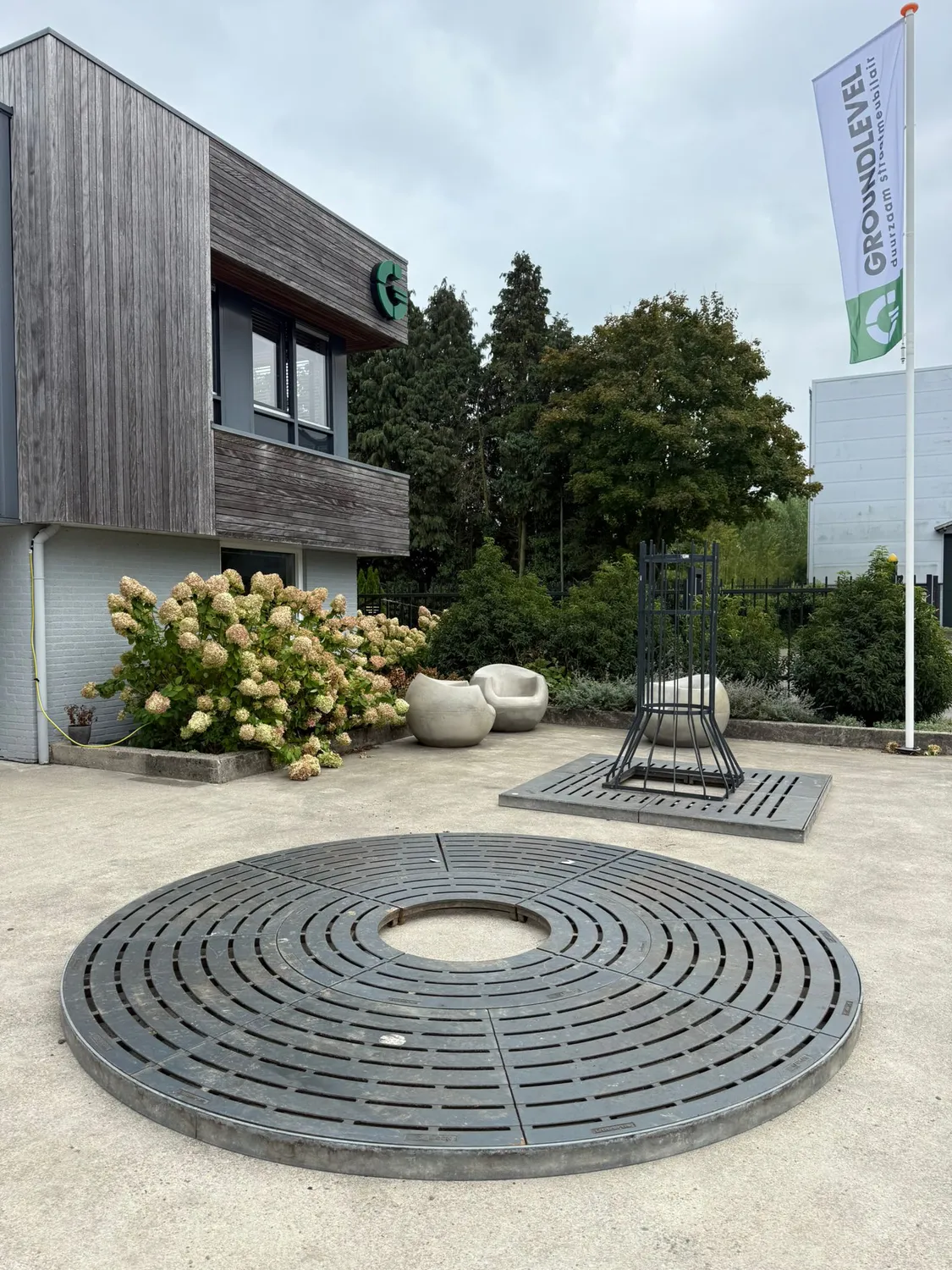 Groundlevel Samson Rondello boomrooster gietijzer Ø300 cm