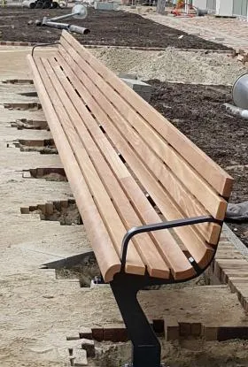 Groundlevel BRAVO zitbank hout 5,05 meter