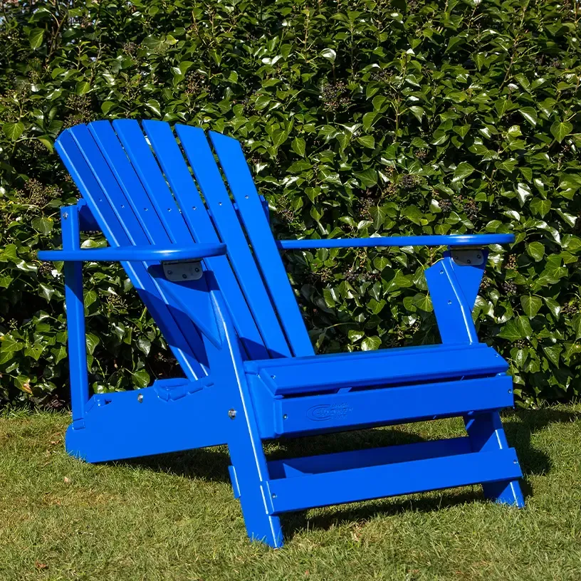 Comfychair Reclining tuinstoel donkerblauw verstelbaar