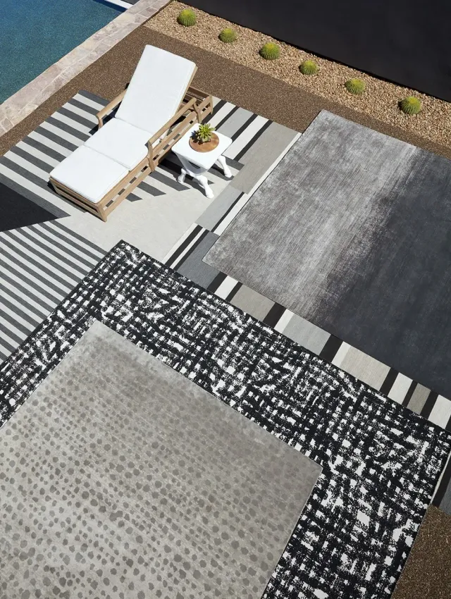 Sutherland Furniture Off The Grid Drop Stitch stof ruit