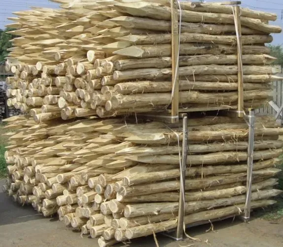 Jaap de Vries Producties Robinia palen natuurlijk hout duurzaam