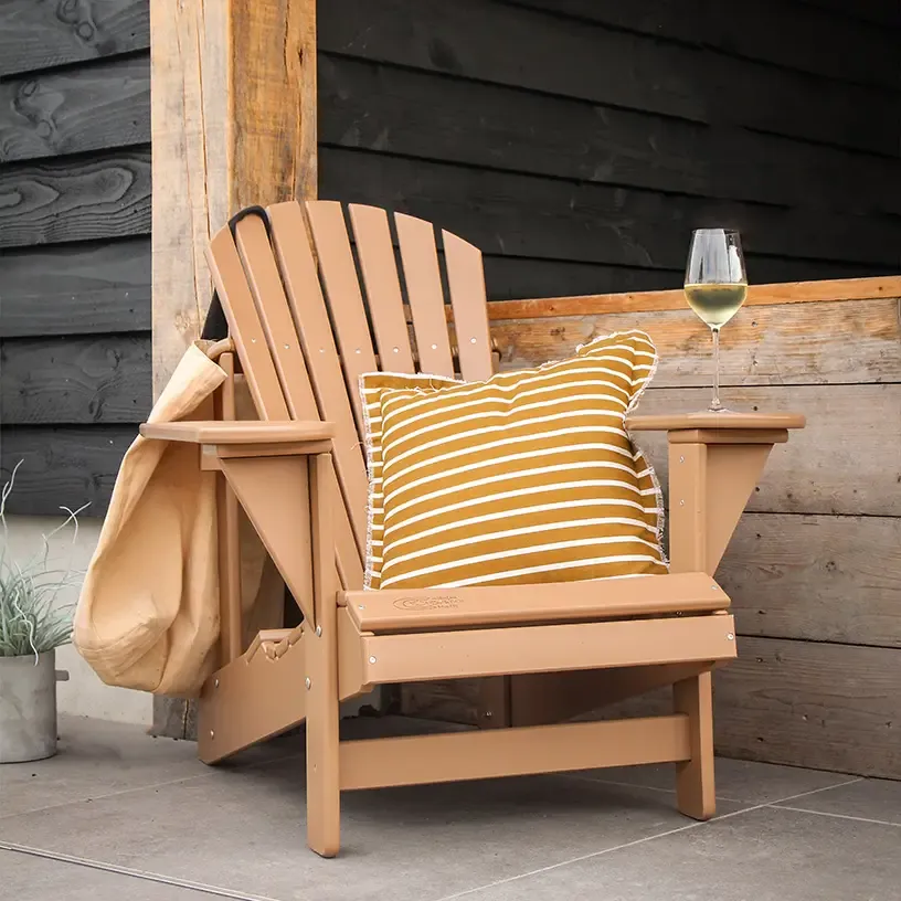 Comfychair Original Lichtbruine Tuinstoel Kunststof