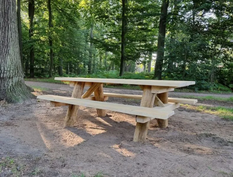 Jaap de Vries Missouri 200 picknicktafel eiken