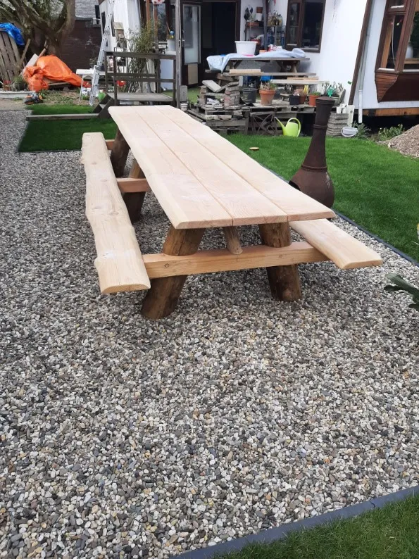 Jaap de Vries Atlanta 400 picknicktafel 12-16 personen Douglas