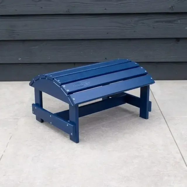 Comfychair voetenbankje kunststof marinblauw weerbestendig