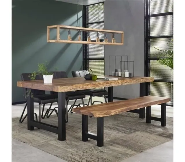 Lifestyle Eetkamerbank Boomstam 190 cm Acacia