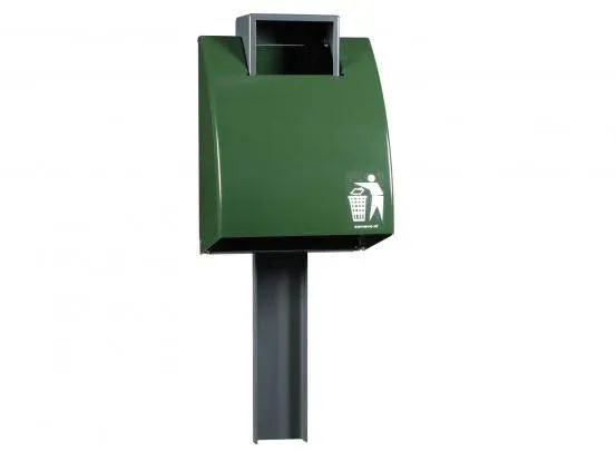 Groundlevel Samson Bunn afvalbak staal 60 liter prikveilig