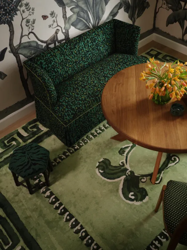 Sutherland Furniture Faux Tapis Tibetan Knot buitenkleed