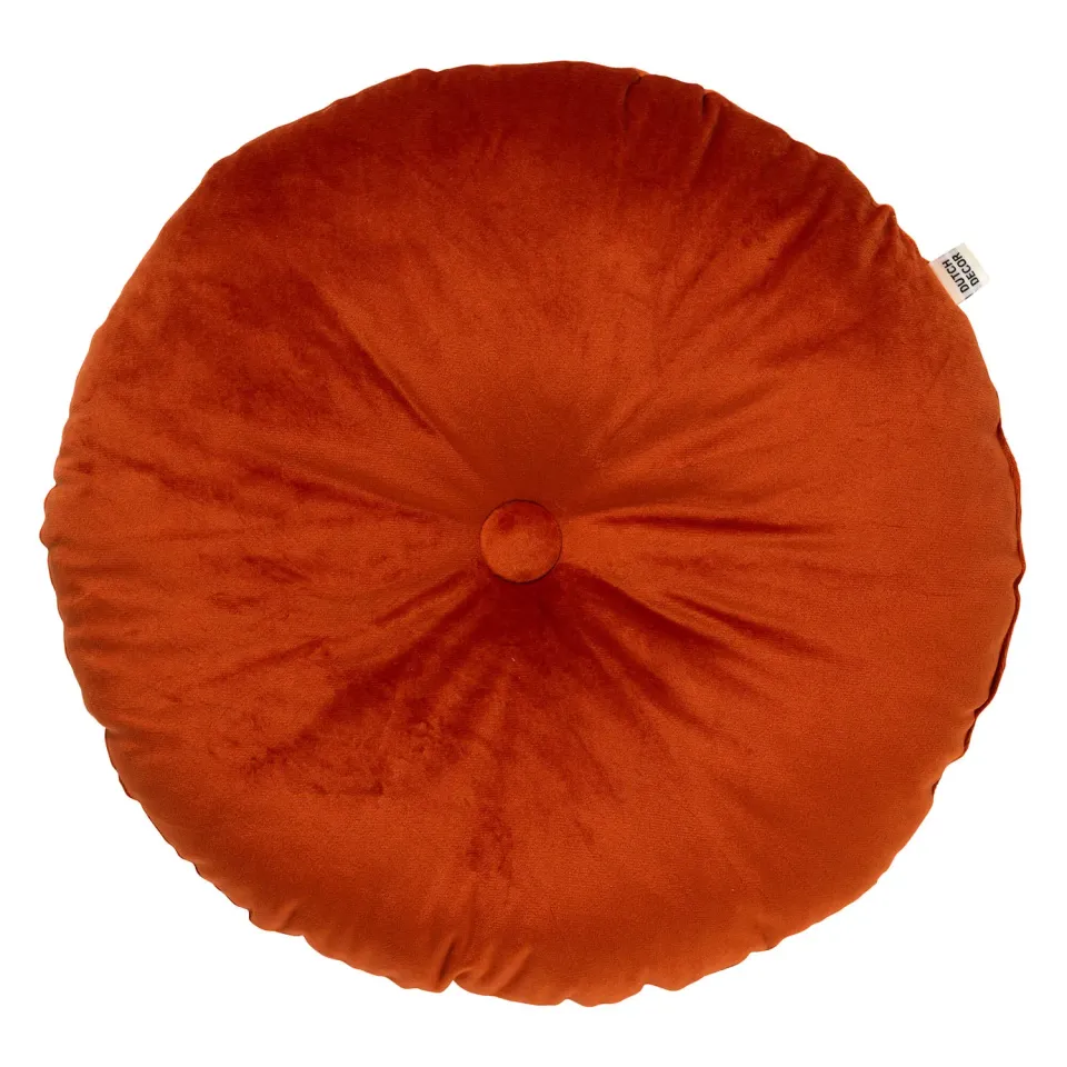 Dutch Decor Olly Ø40cm sierkussen terracotta