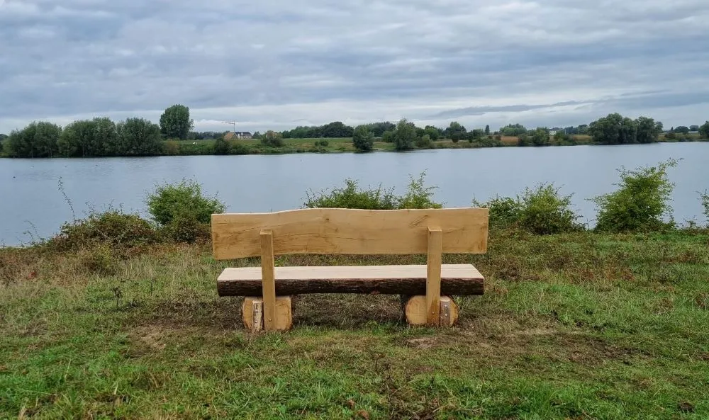 Jaap de Vries Toronto 200 parkbank 200 cm eikenhout