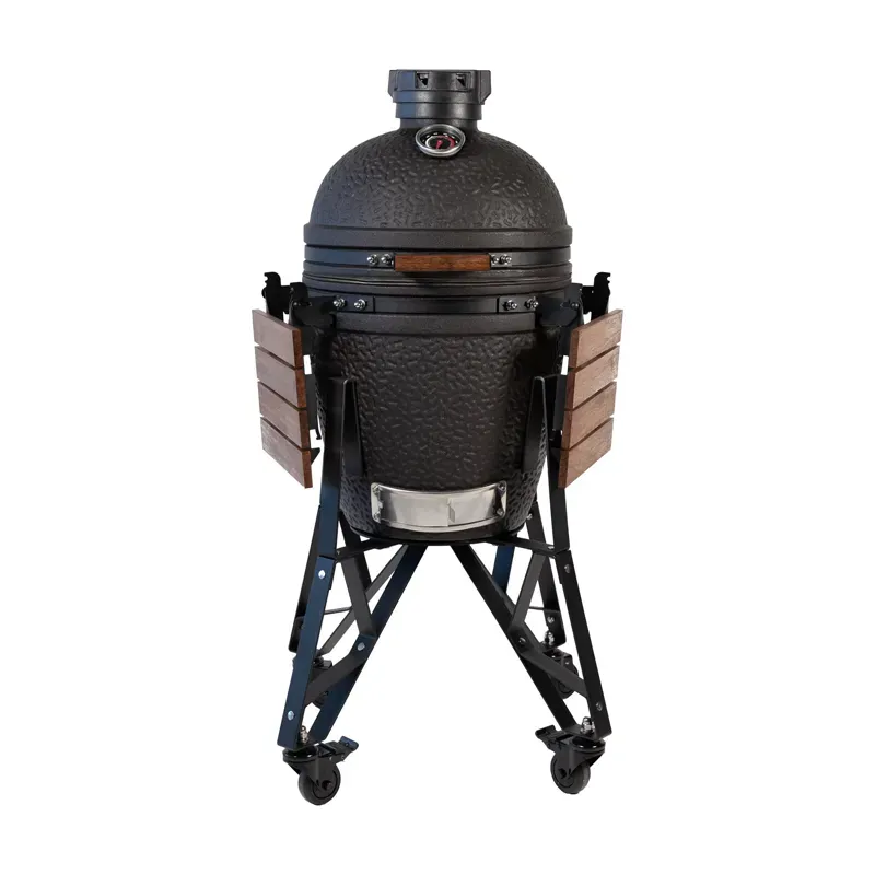 The Bastard Urban Medium Complete kamado barbecue mat zwart Ø42 cm