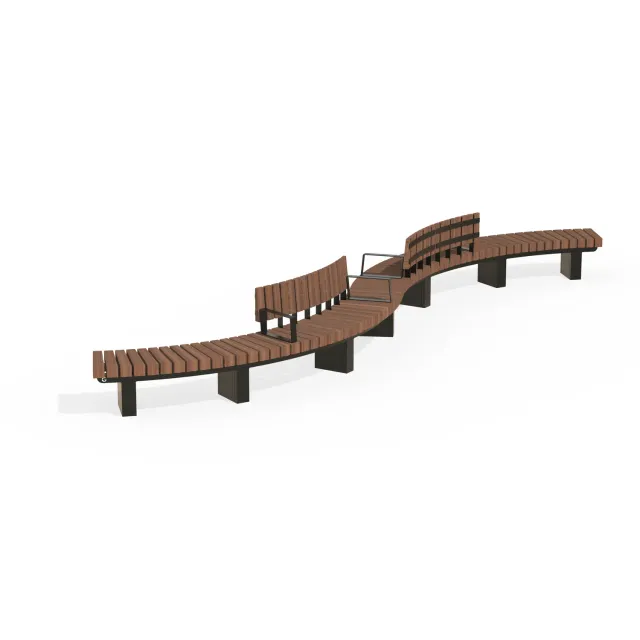 Groundlevel Samson BRUUT Slinger-MR bank rugleuning maatwerk