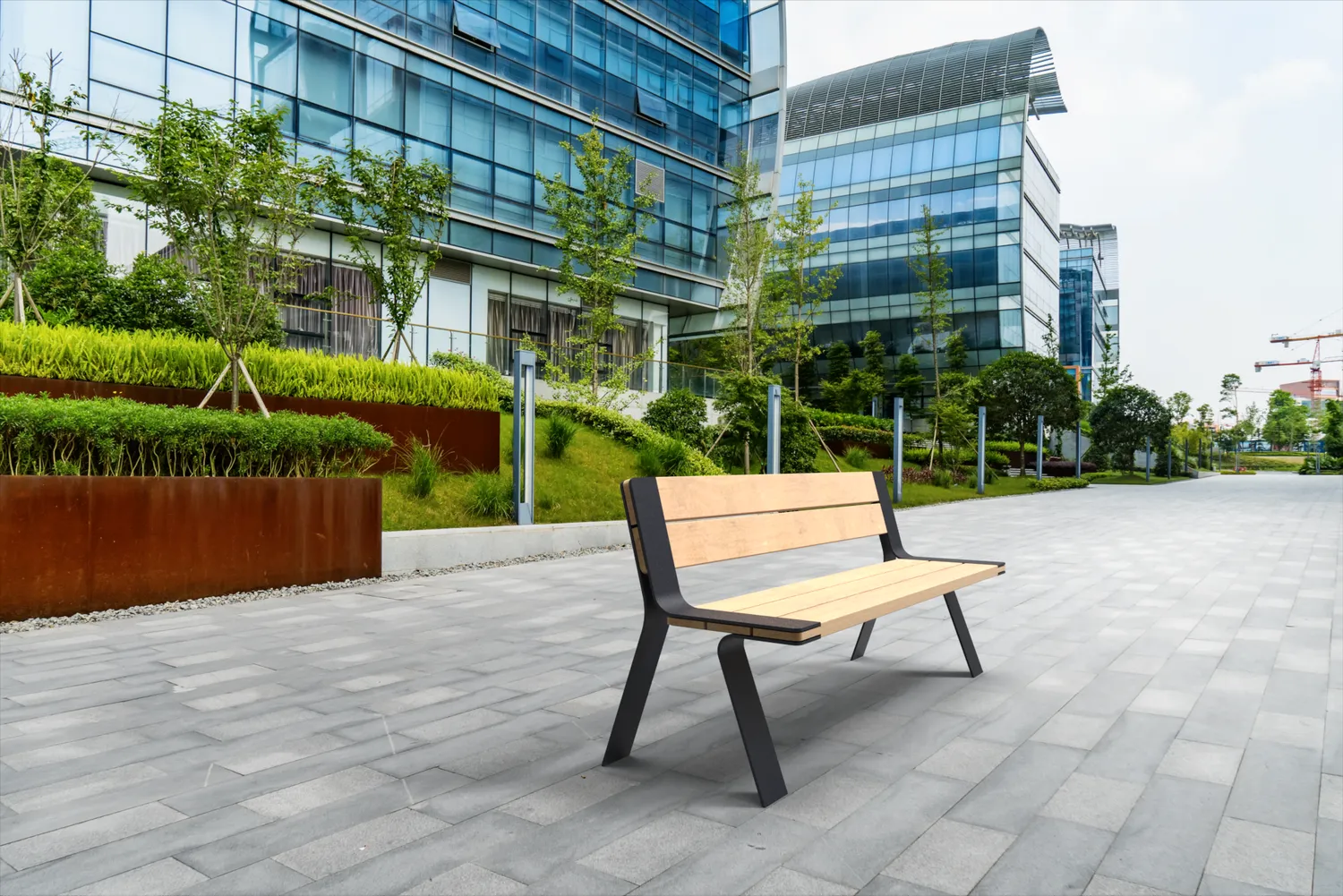 Inter Design LIGNA Comfort buitenbank met rugleuning