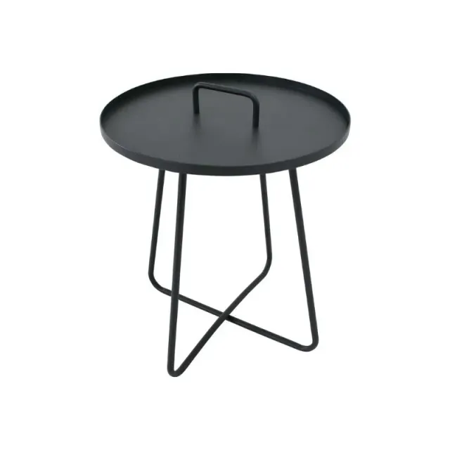 De Smid Lifestyle Jennifer bijzettafel Ø50 cm antraciet rond